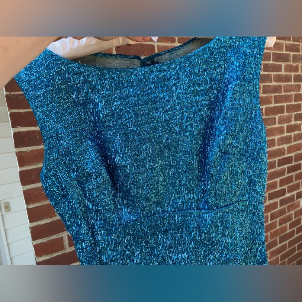 60s/70s tinsel gown - Picture 2 of 5
